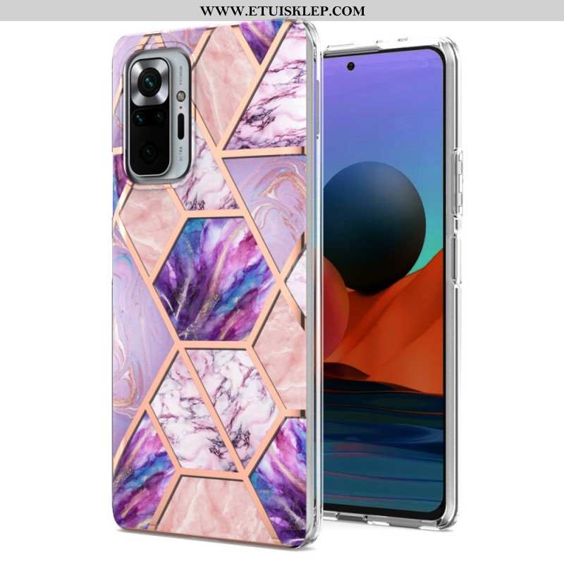 Etui do Xiaomi Redmi Note 10 Pro Marmur O Intensywnej Geometrii